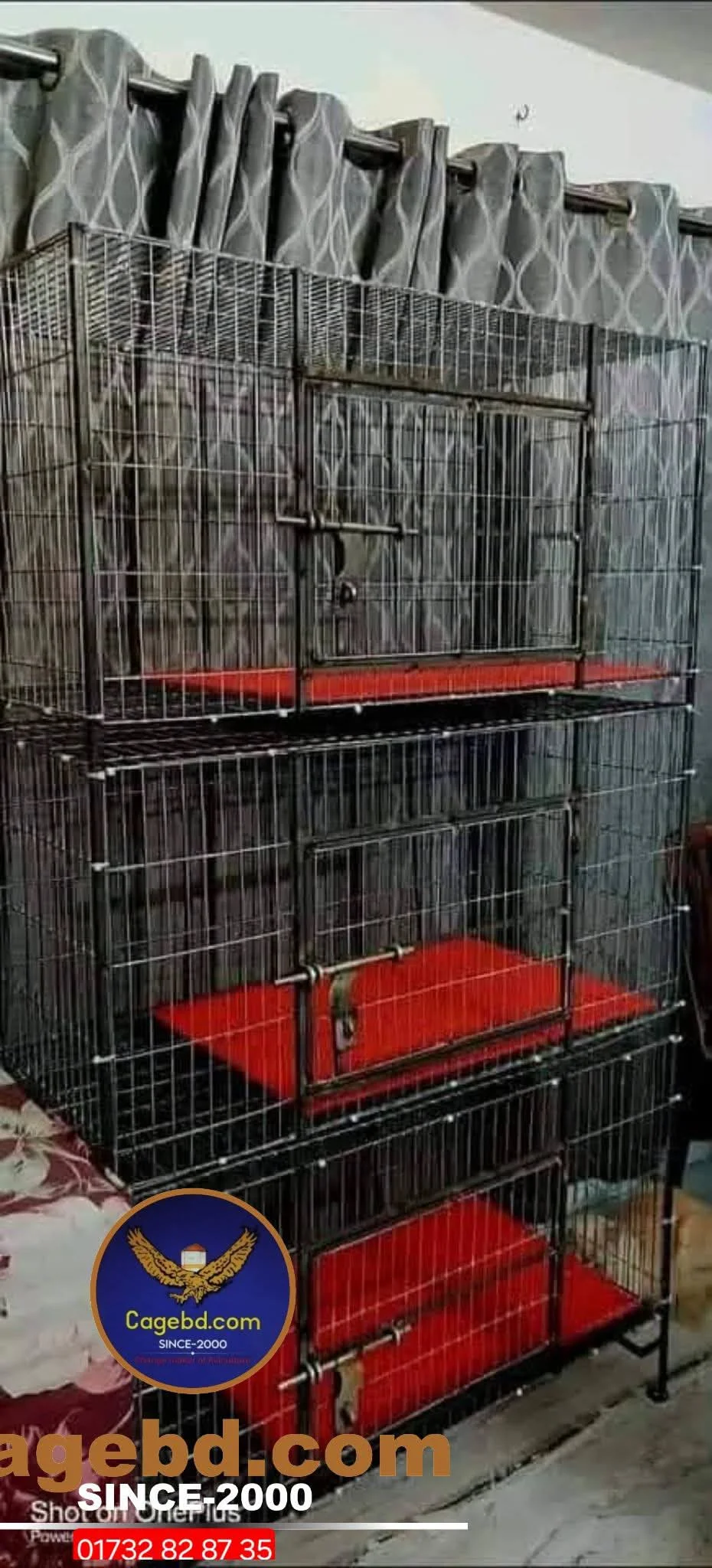 বিড়ালের খাঁচা। (কালার ছাড়া)